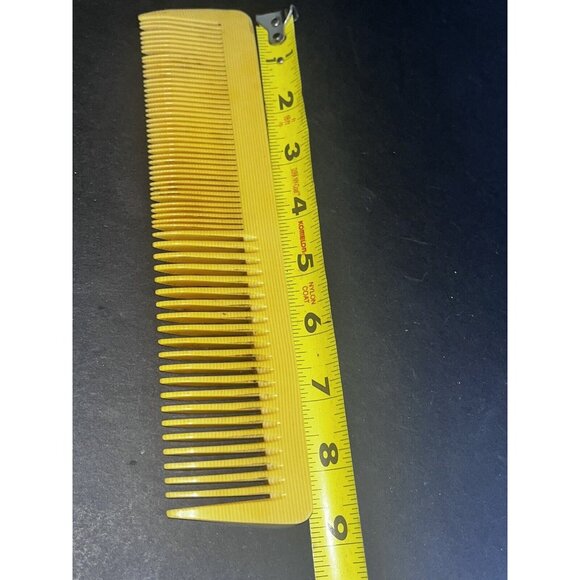 1950s Celluloid Vanity Set Hand Mirror Hair Comb No Missing Teeth Large - Picture 5 of 9